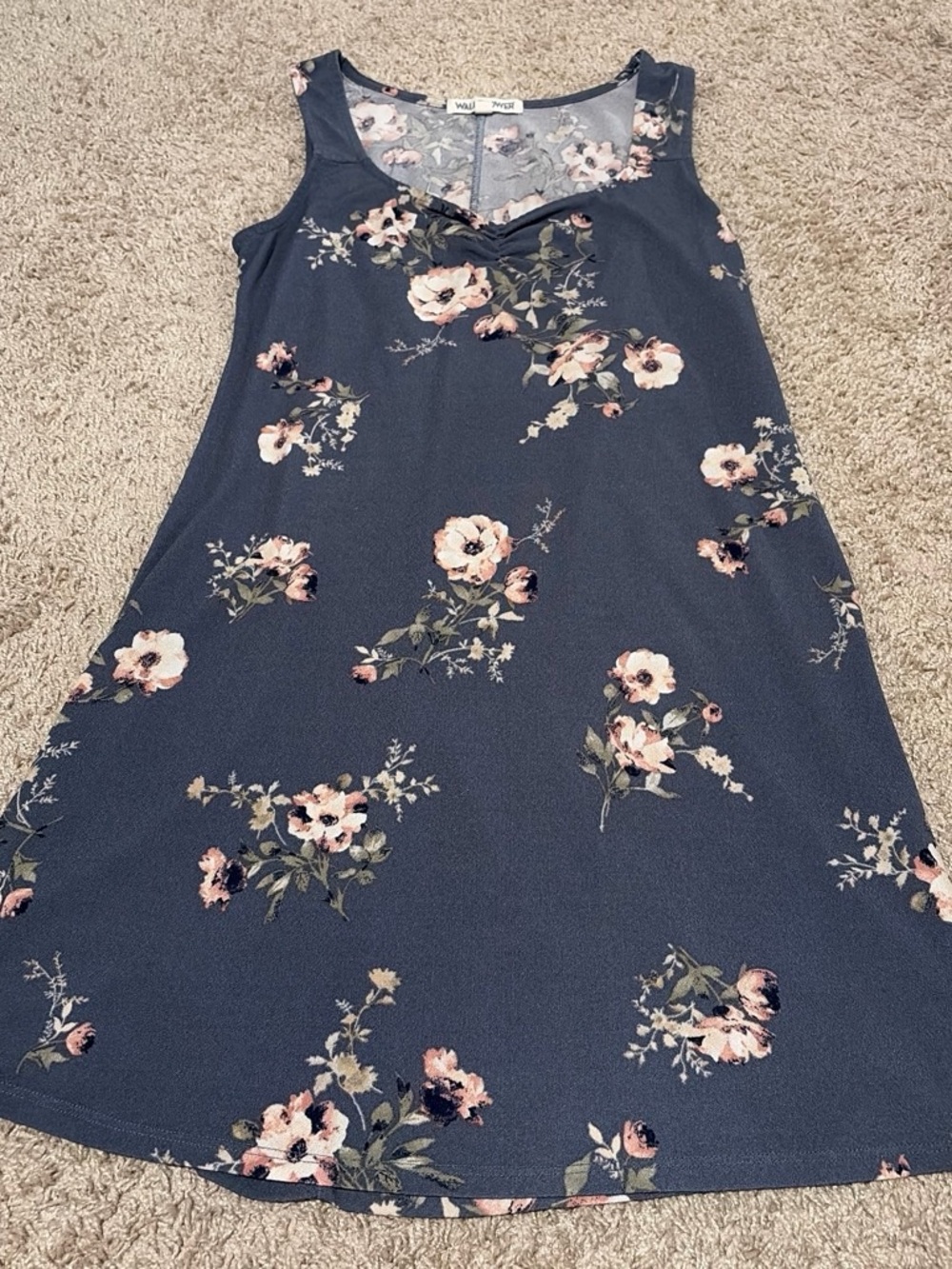 Wallflower Navy Floral Sleeveless